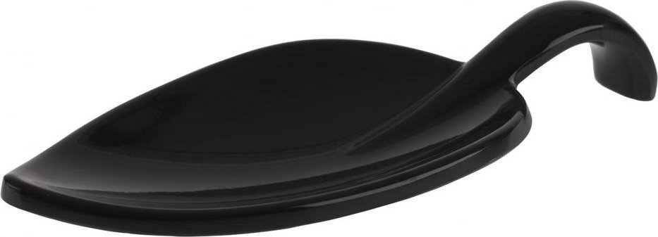 APS Łyżka dip z melaminy LEAF czarna