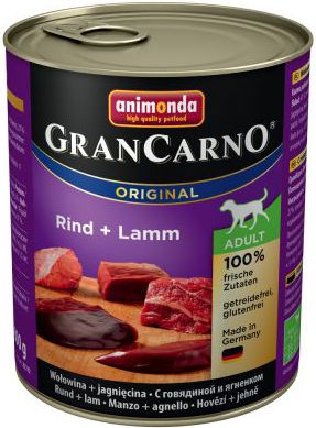 Animonda GranCarno Original Adult Wołowina i jagnięcina 800g