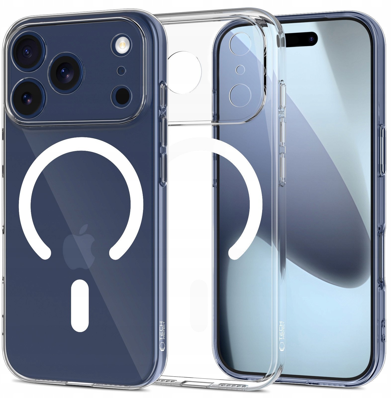 Etui Tech-Protect Flexair MagSafe do Apple iPhone 17 Pro Clear