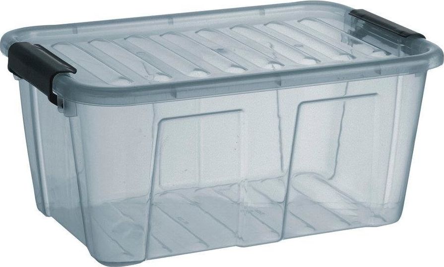 Plast Team Skrzynia z pokrywą pojemnik 8l plastikowy szary