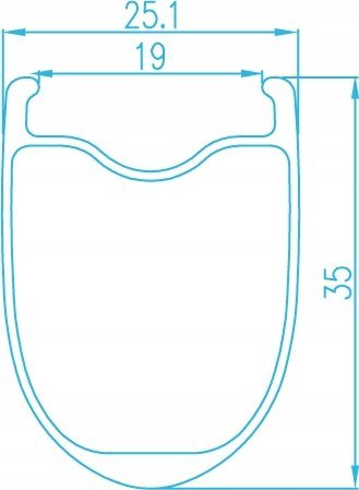 Alexrims Koła szosa-gravel ALEXRIMS ALX835D ROAD DISC, Karbonowe, 700C, Stożek 35mm, Chowane nyple, Tubeless ready, Disc brake Centerlock, Sztywna oś,