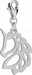 Radziszewska Jewellery Srebrny Charms JEDNOROŻEC DEDYKACJA