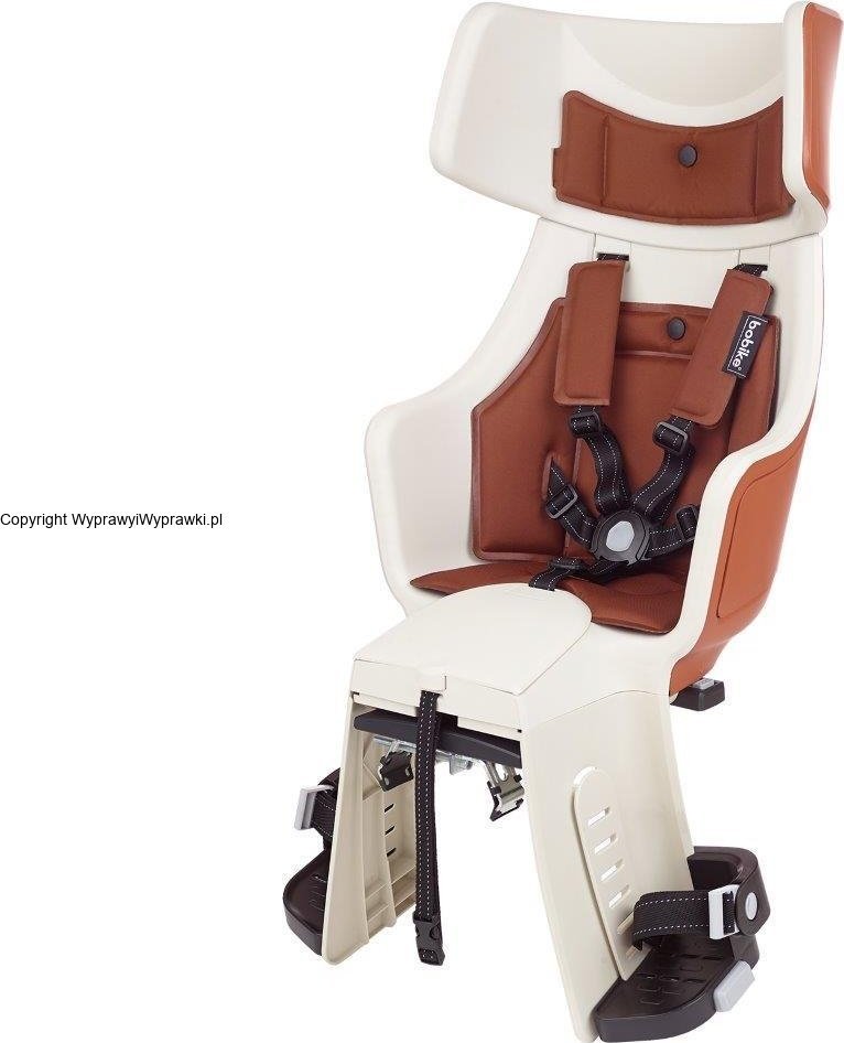Bobike FOTELIK ROWEROWY BOBIKE Tour PLUS bagażnik cinnamon brown