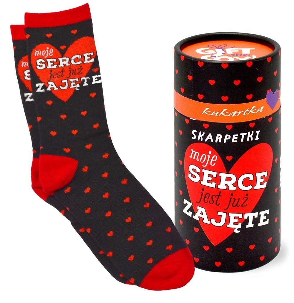Skarpetki Walentynki Moje serce jest już zajęte