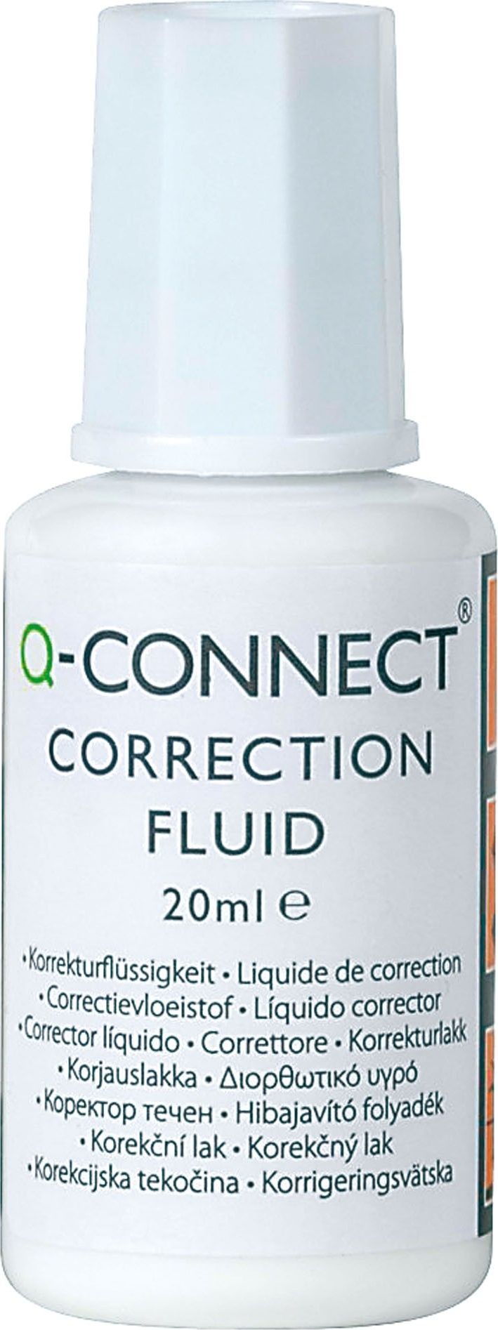 Q-Connect Korektor w płynie Q-CONNECT z pędzelkiem, 20ml