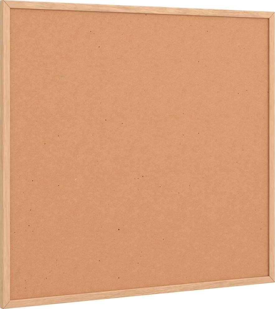 Tablica korkowa z ramą z litego drewna sosnowego 60x55 cm