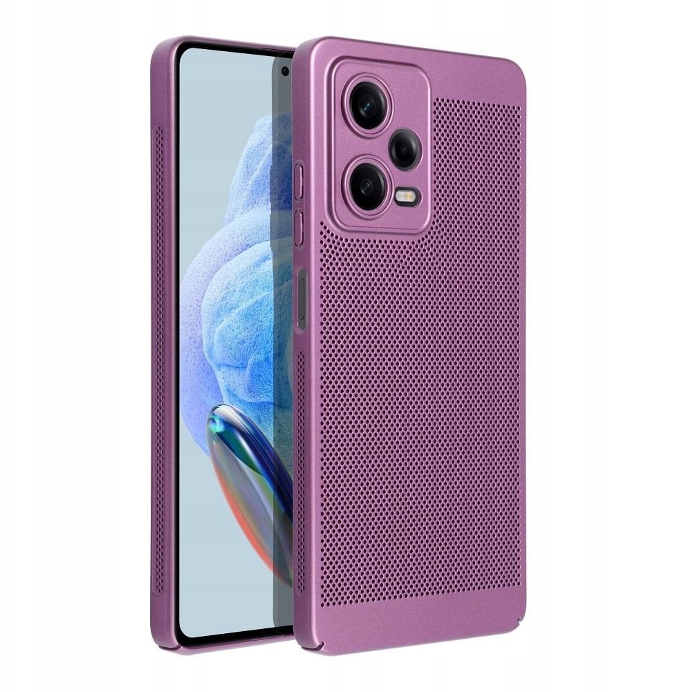 Futerał BREEZY do XIAOMI Redmi Note 14 4G (GLOBAL - 164,84mm x 78,15mm x 8,16mm) fioletowy