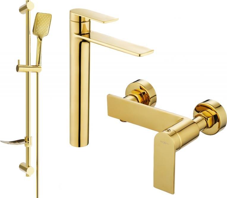 Bateria prysznicowa Mexen Mexen Zero DF62 zestaw prysznicowy, złoty - 71114DF62-50
