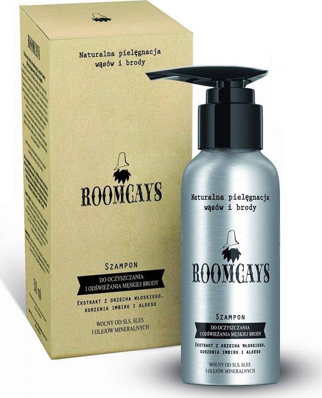 Roomcays ROOMCAYS_Szampon do oczyszczania i odświeżania męskiej brody 120ml
