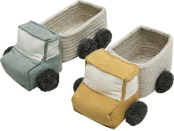 Lorena Canals Zestaw koszyków-ciężarówek Eco-City Lorena Canals