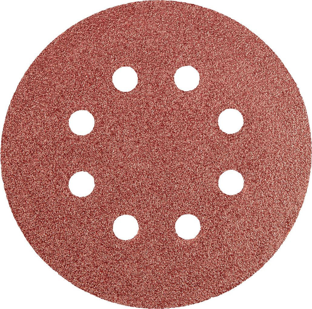 Graphite Krążki ścierne (Krążki ścierne 125 mm, K60, 5 szt., z 8 otworami)