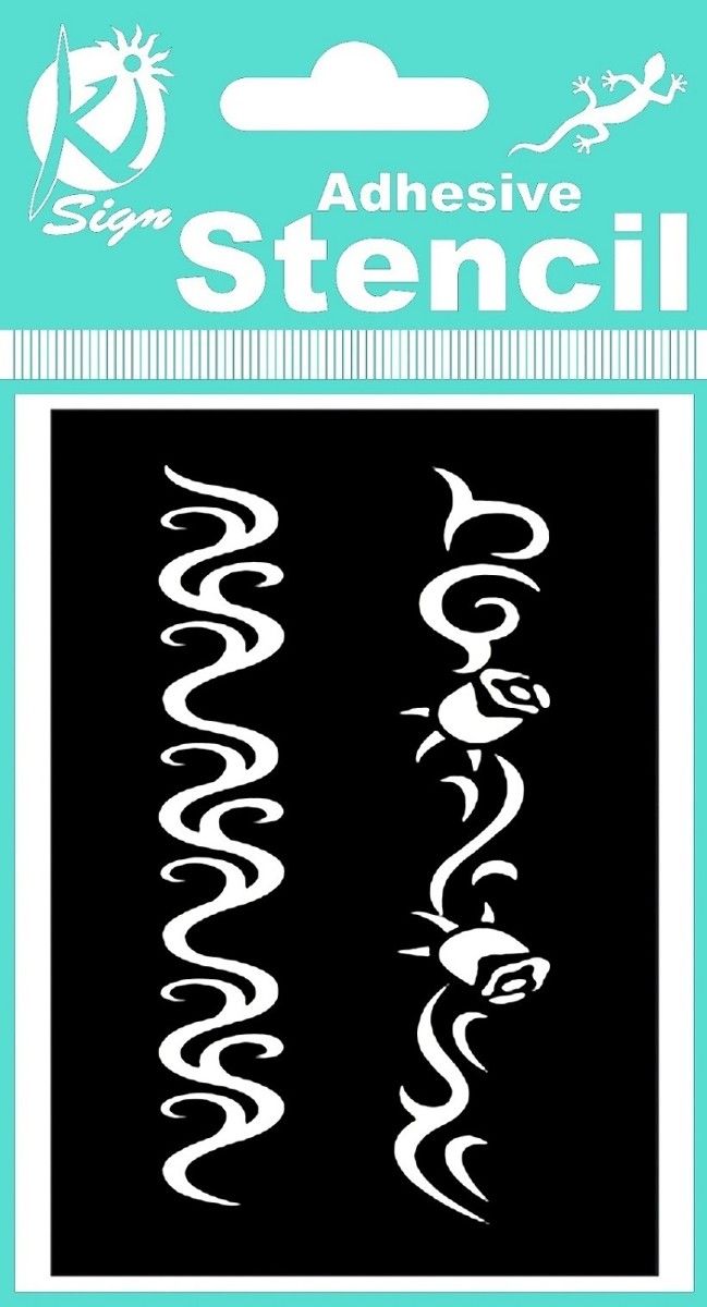 Ki-Sign Szablon 7x10 cm Wstążka Tribal