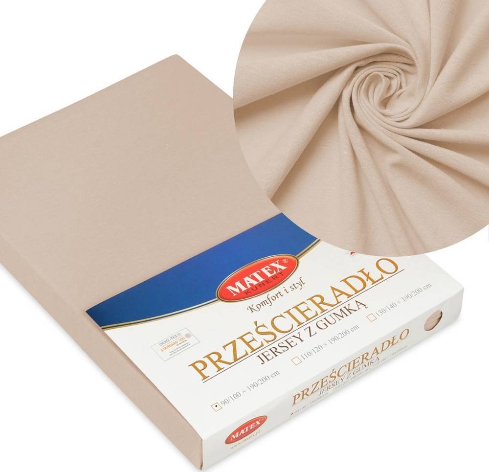 Multitex Prześcieradło 100 x 200 z Gumką Matex JERSEY 12
