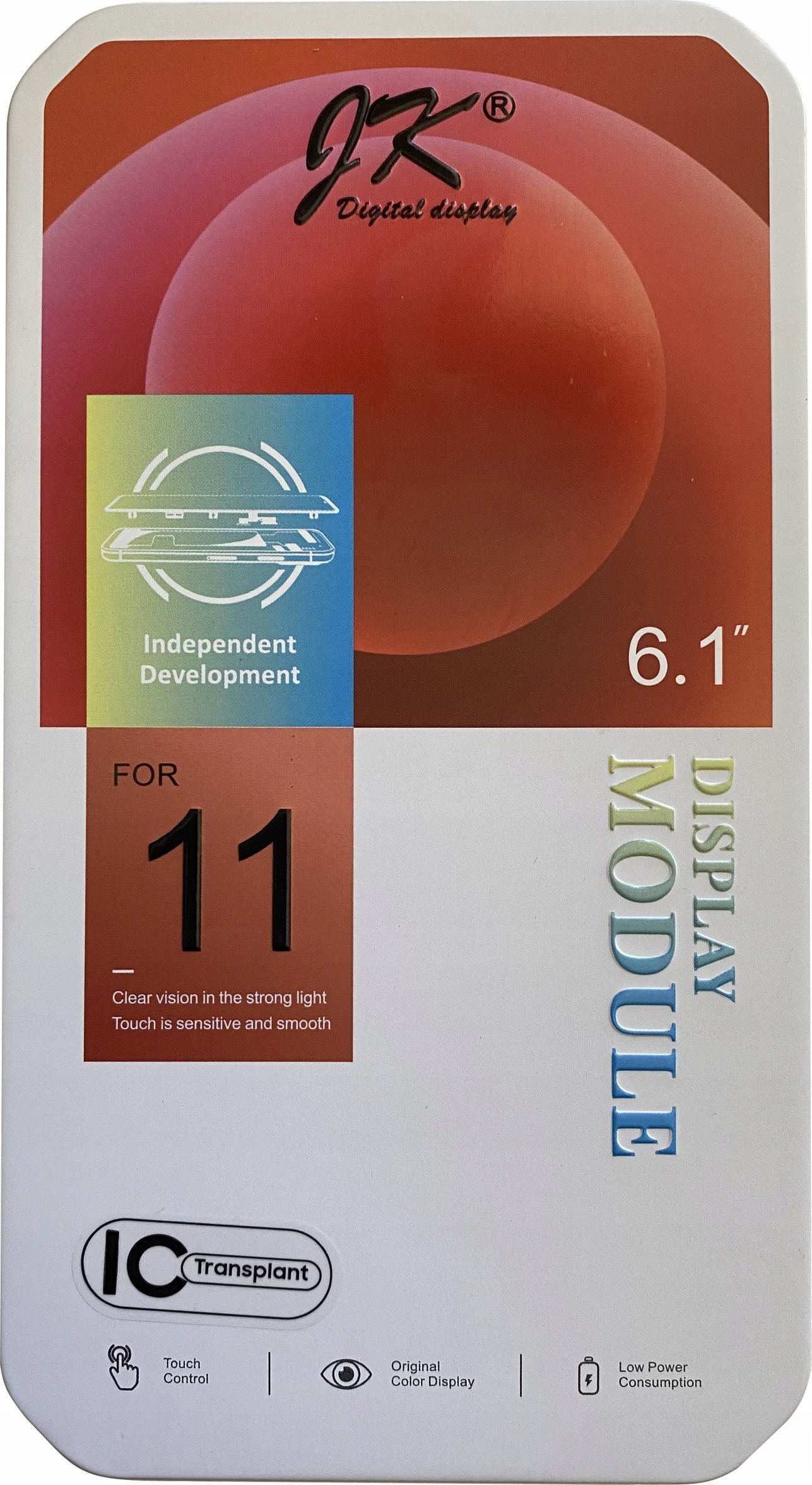 Vega MODUŁ WYŚWIETLACZ LCD IPHONE 11 JK EKRAN DOTYKOWY DOTYK BOX>