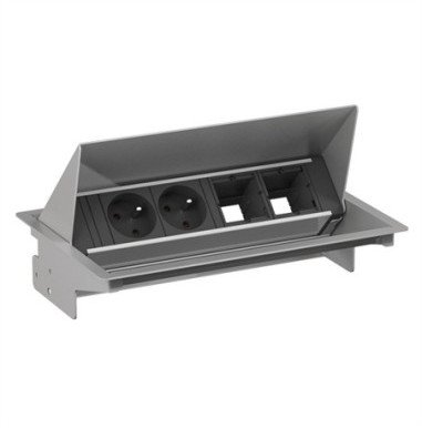 BACHMANN CONEO Set 2xUTE 2xCM 0.2m GST18 białe aluminium