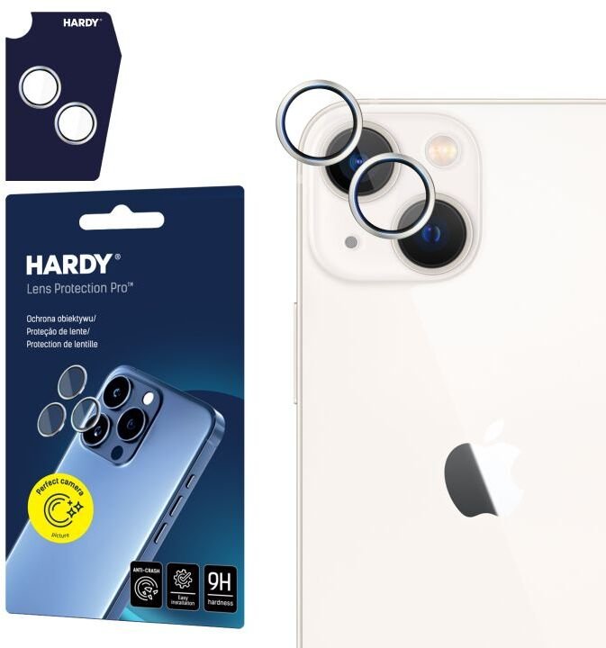 Apple iPhone 14/14 Plus - HARDY Lens Protection Pro Silver