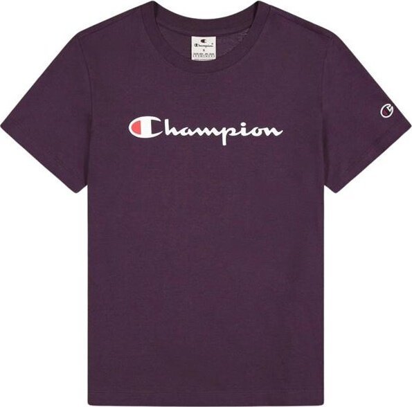Champion Koszulka damska Champion SS Tee fioletowa 117534 VS503 L