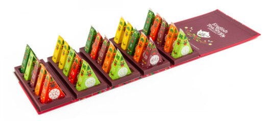 English Tea Shop, Herbata BIO, Kalendarz adwentowy, Tablica, 13 smaków, 25 piramidek