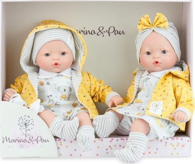 Lalki hiszpańskie Pitus Koala bliźniacy płaczący