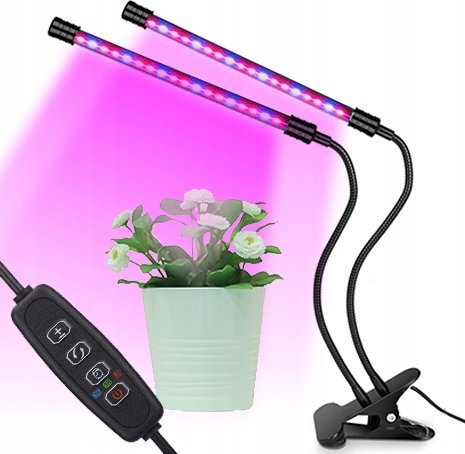 LAMPA DO ROŚLIN 2 GŁOWY SLIM 2 HEAD GROW LIGHT