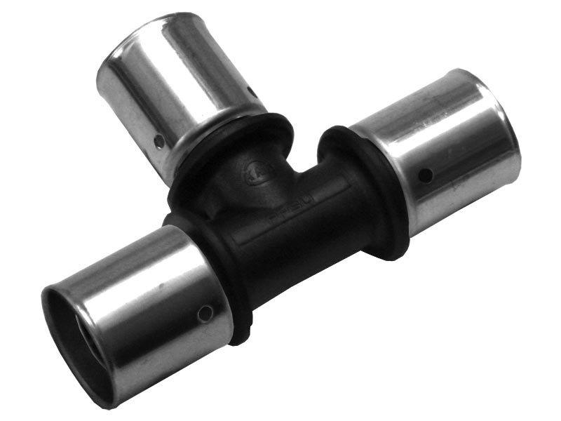 KAN-therm Trójnik PPSU z pierścieniem zaprasowywanym 40x25x32mm - K-900617