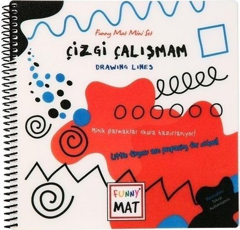 Książka do kolorowania Drawing Lines Funny Mat