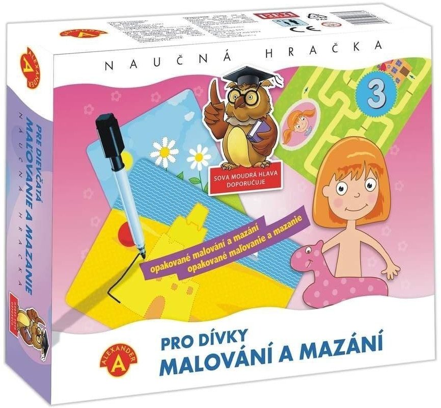 Rysowanie zmazywanie dziewczynki CZ/SK ALEX