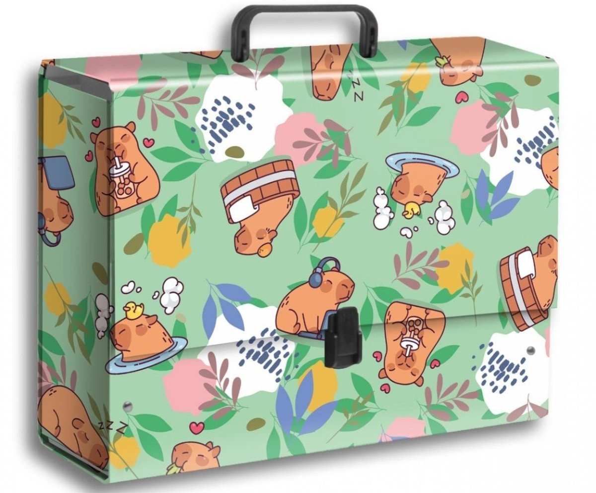 Teczka z rączką B4 jumbo Kapibara łąka PENMATE