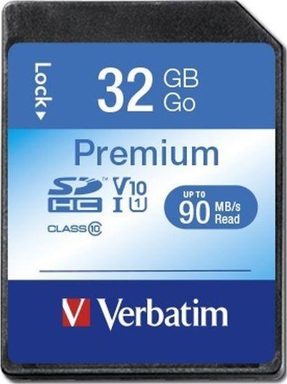 Karta Verbatim Premium SDHC 32 GB Class 10 UHS-I/U1 V10 (43963)