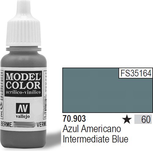 Vallejo Farba Nr60 Intermed. Blue 17ml - 70903