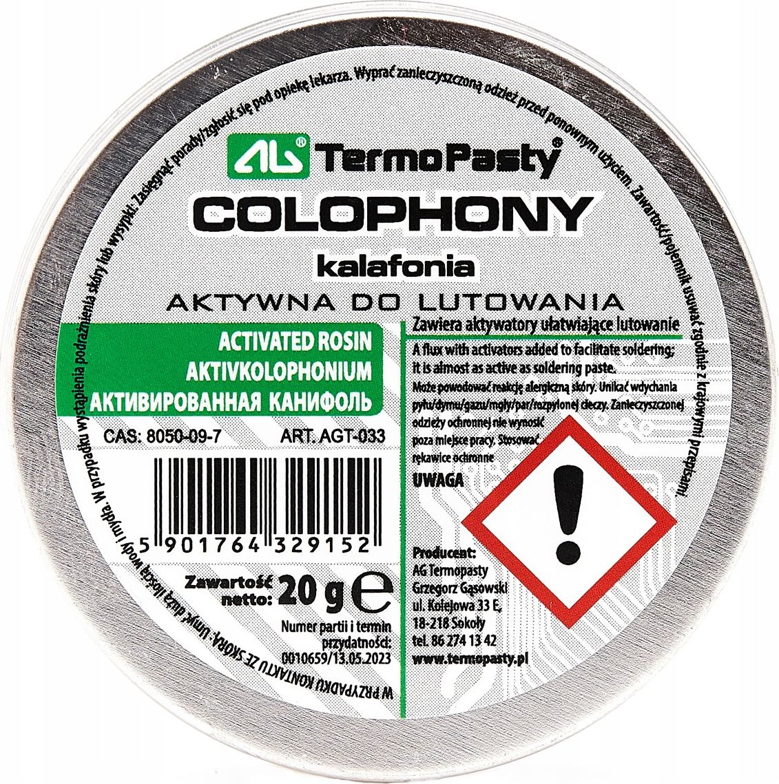 Techrebal Kalafonia 20g