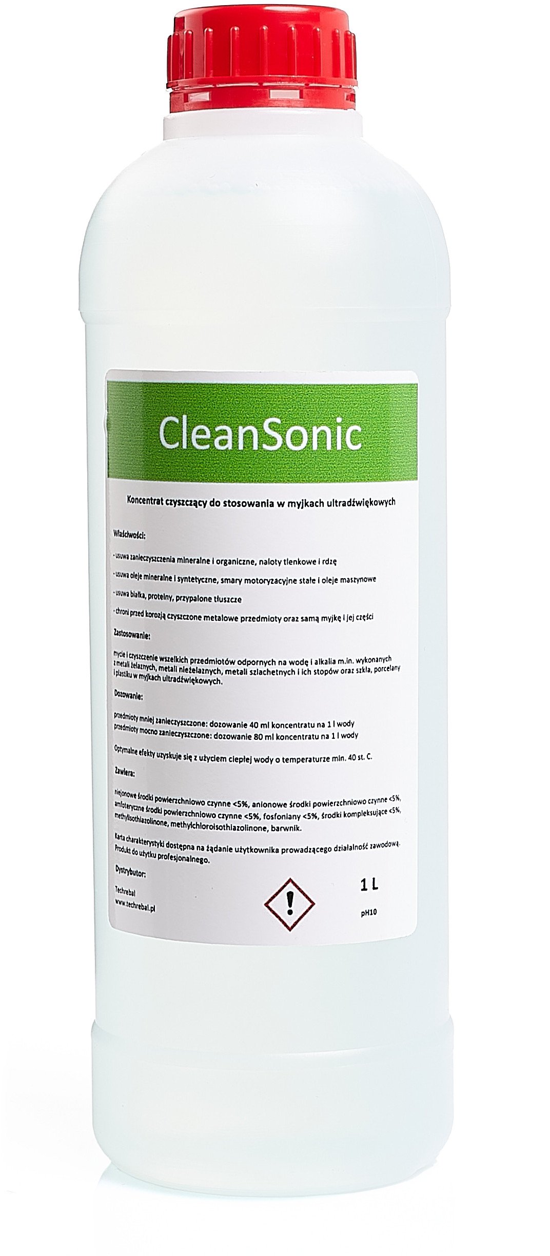 Koncentrat Płyn do Myjki Wanny Ultradźwiękowej 1L Clean Sonic