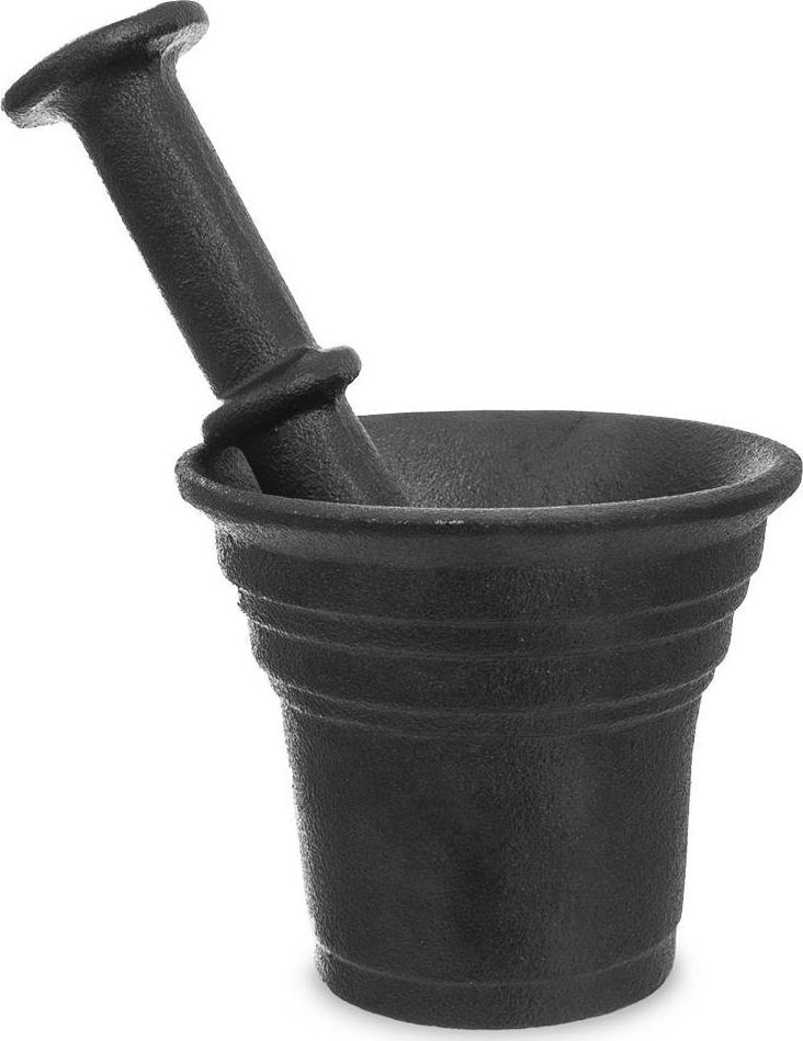 Orion Moździerz ŻELIWNY do przypraw czarny 10,5 cm uniwersalny