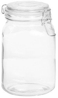 GLASS JAR IN SQUARE SHAPE 1500ML