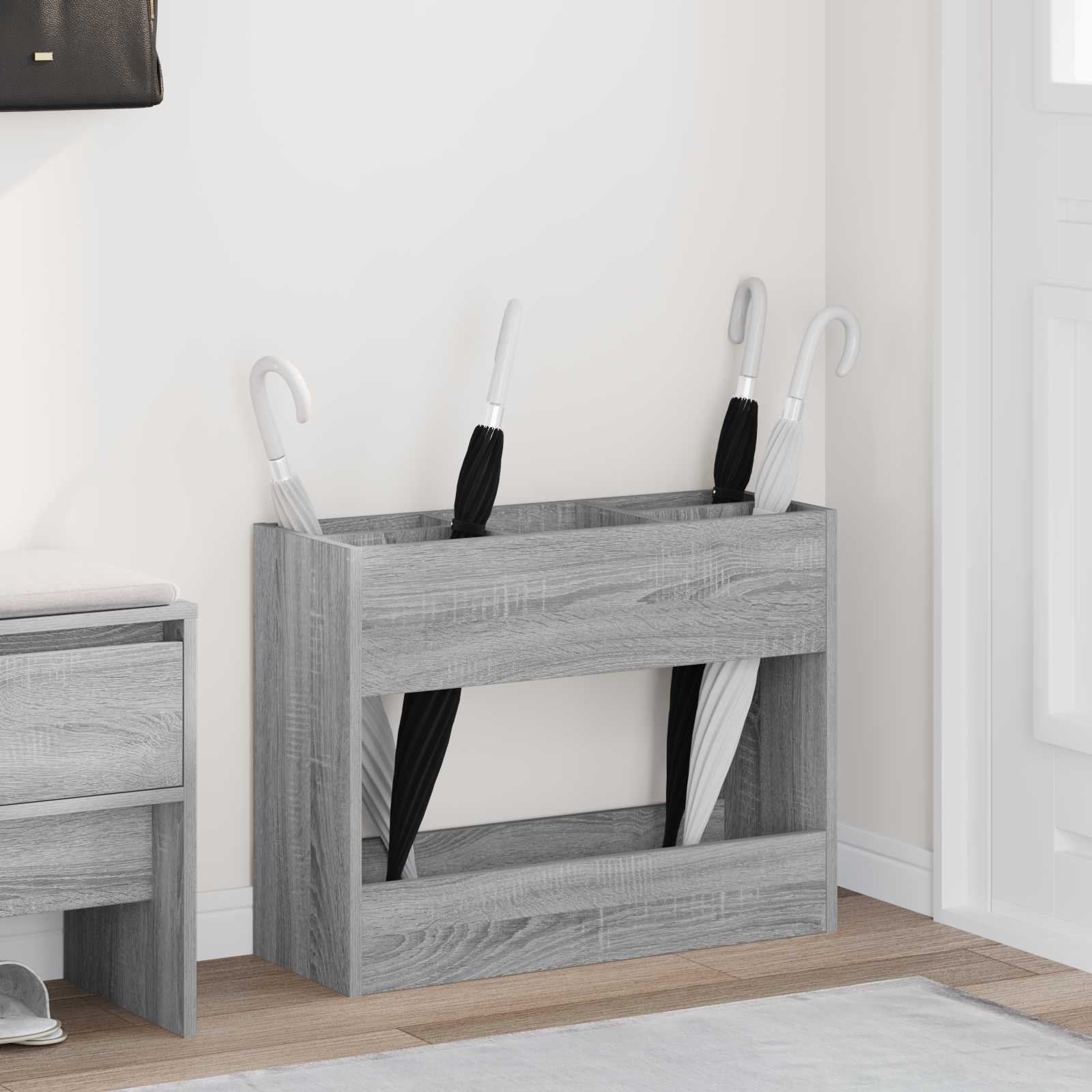 vidaXL Stojak na parasol Szary Sonoma 65 x 24 x 50 cm