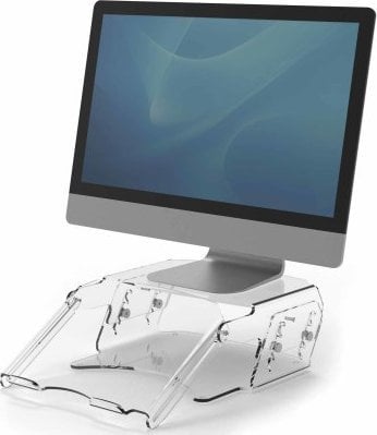 Fellowes Podstawka regulowana pod monitor z podstawką pod dokumenty Clarity Fellowes 9731201