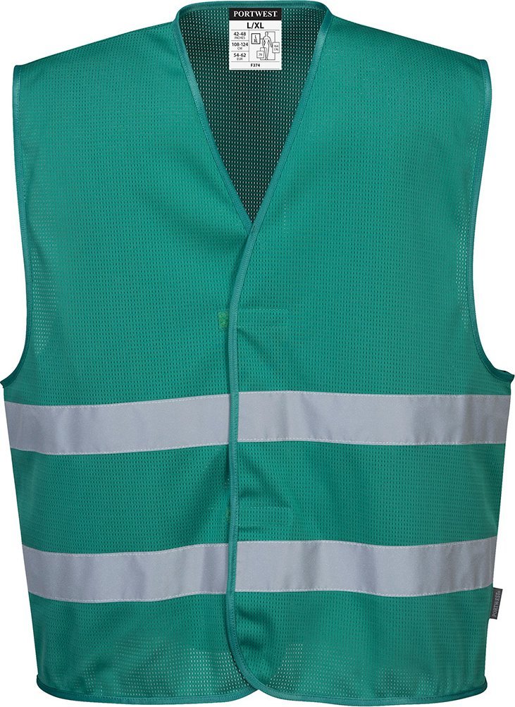Portwest F374 - Kamizelka MeshAir Iona - zieleń butelkowa L/XL