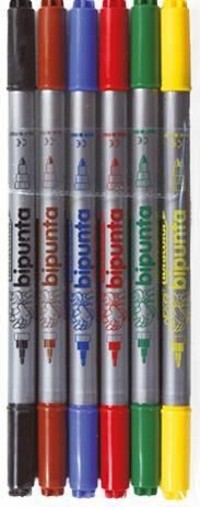 Fibracolor Pisaki Double Point 6 kol. (154810)