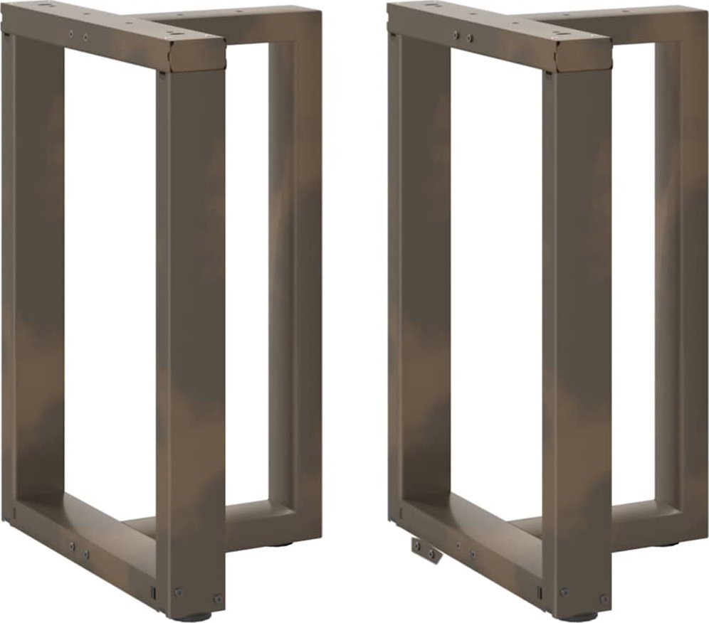 Nogi do stołu jadalnianego, 2 szt., 60x35x(72-73) cm, stal