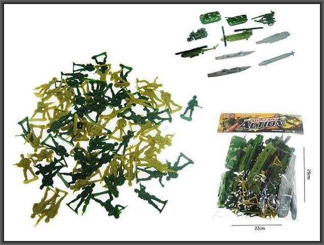 Hipo Zestaw żołnierzy armia z akcesoriam HFZ04 43426