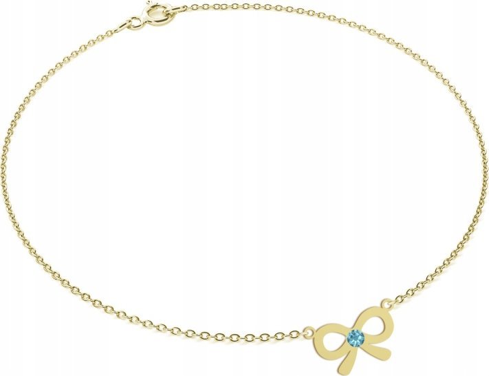 Radziszewska Jewellery Pozłacana Bransoletka KOKARDKA DEDYKACJA GRATIS