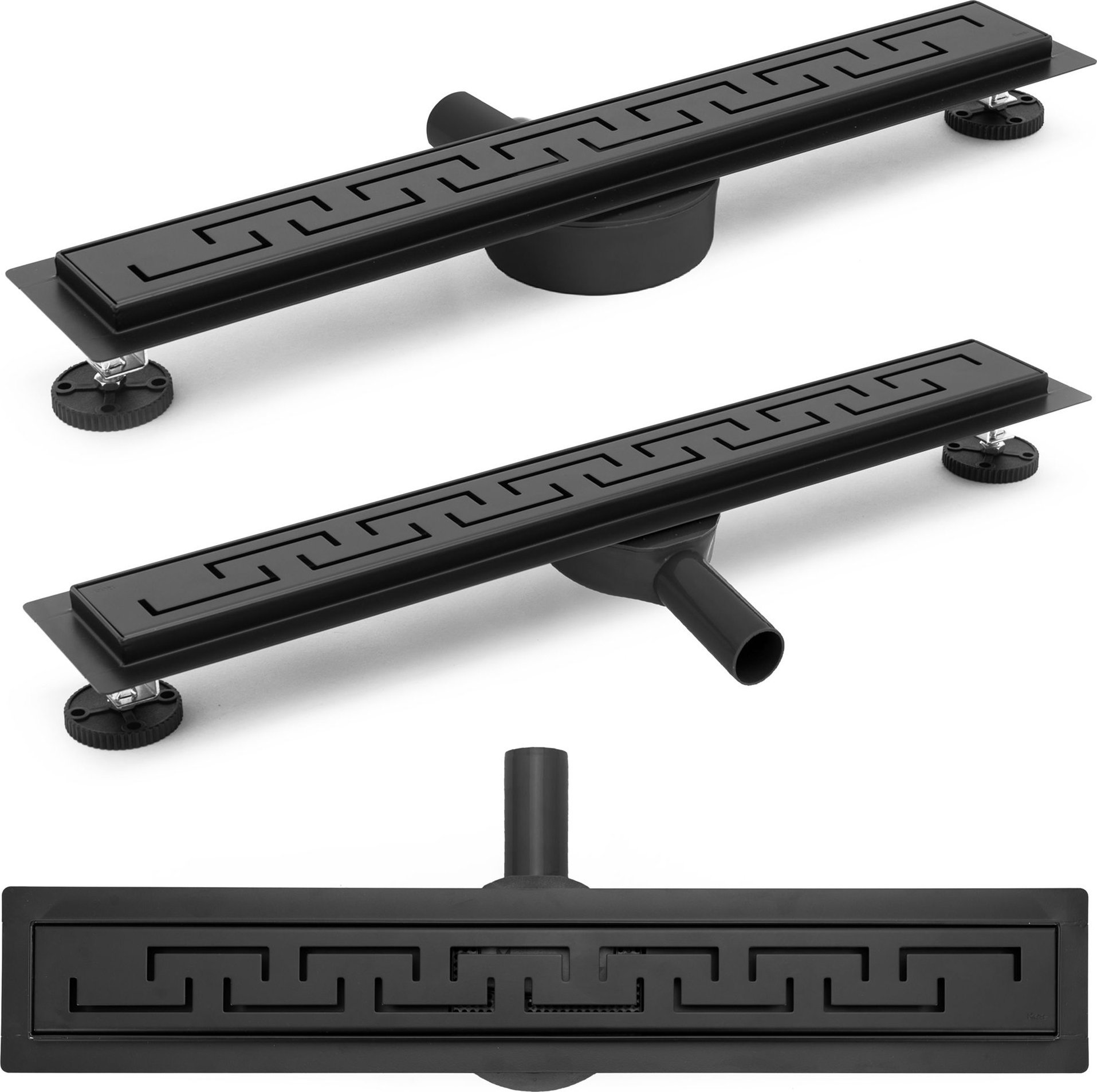 Rea Odpływ Liniowy REA GREEK PRO Czarny 90