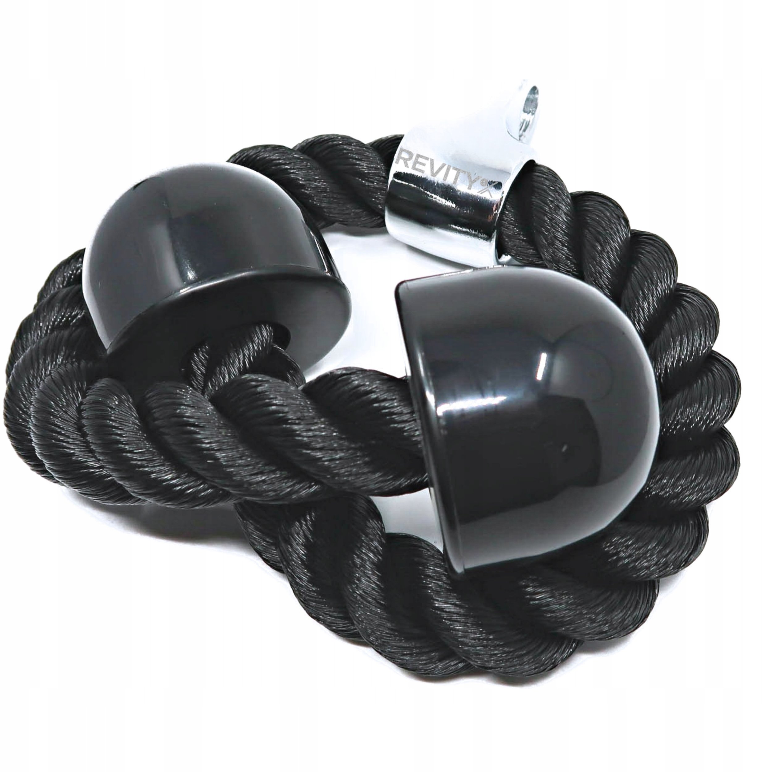 Uchwyt lina sznur do wyciągu Revity do treningu tricepsa z karabińczykiem