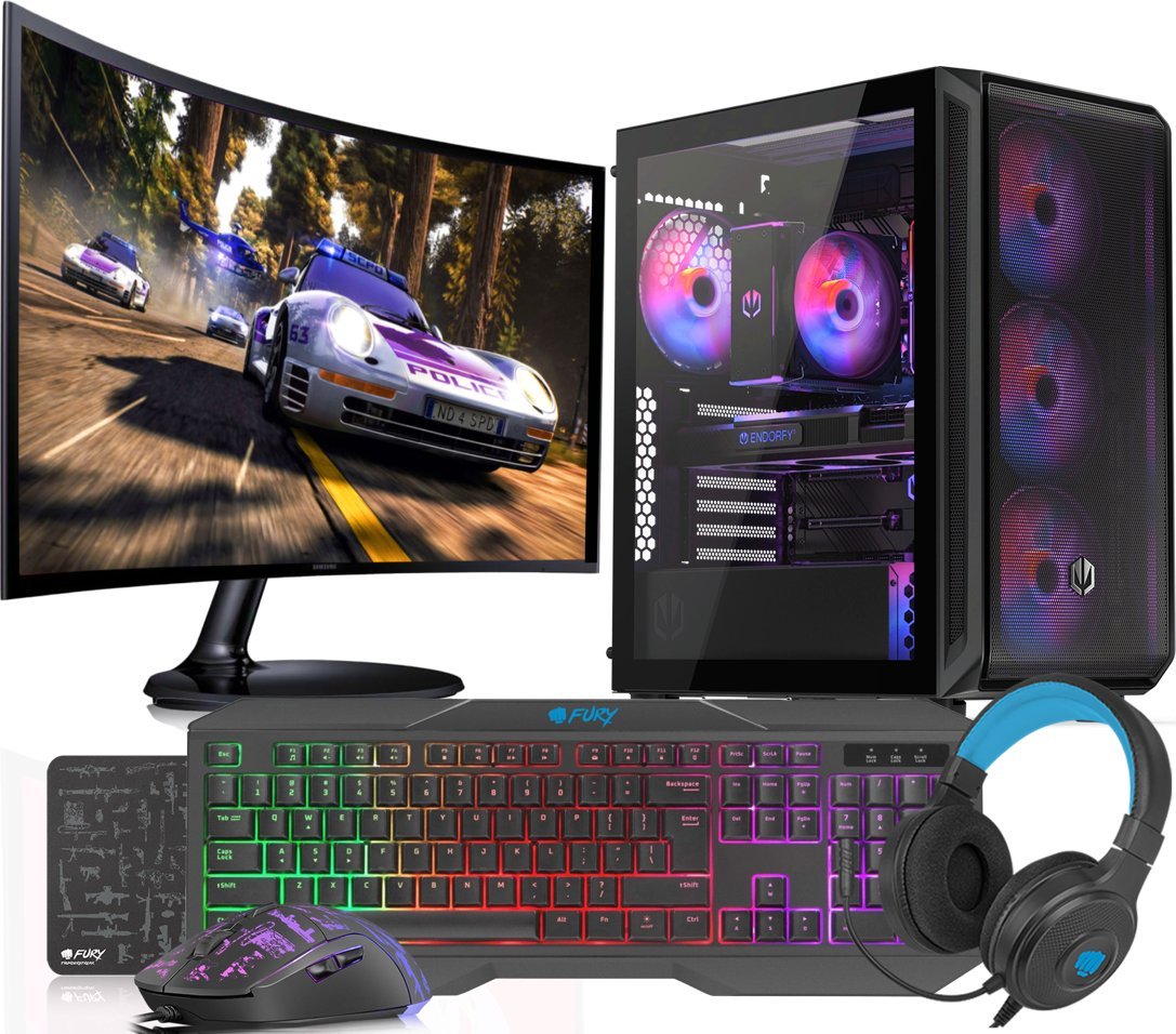 Komputer Vist ZESTAW PB ENDORFY Ryzen 9 5950X RTX 4060 64GB SSD 1TB W11 27" WiFi 6 BT 5.2