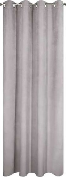 Eurofirany Zasłona Dekoracyjna Welwet Milo Stal 140x250