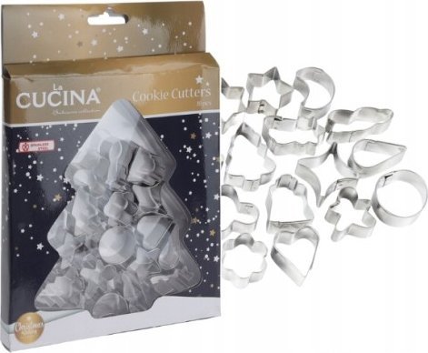 Koopman Świąteczne foremki do pieczenia ciastek 16 sztuk