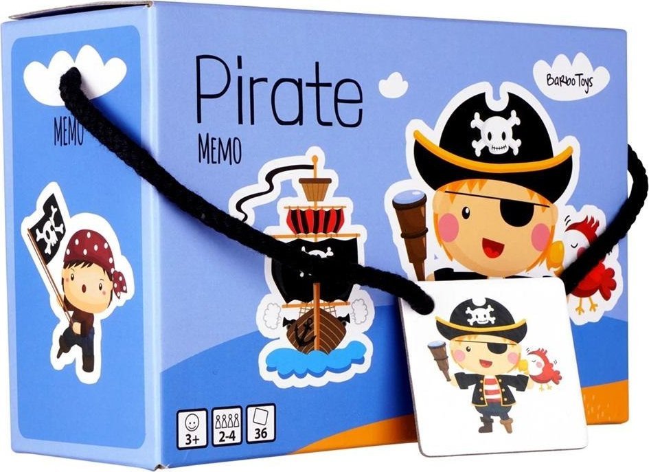 Memory dla dzieci 36el Piraci