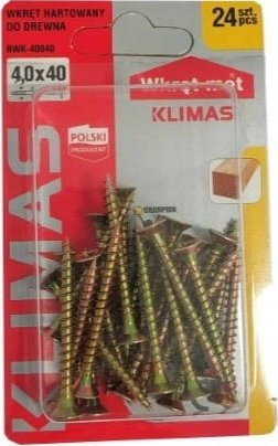 Wkręt-met Wkręty hartowane do drewna 4x40mm 24szt PZ2 złote