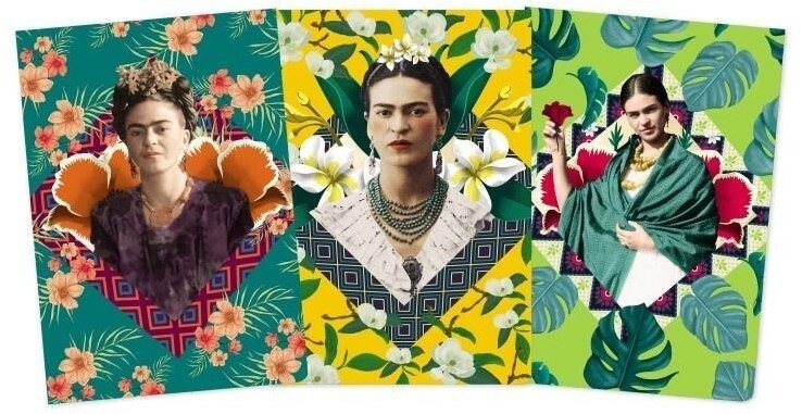 Zestaw 3 notatników MIDI Frida Kahlo