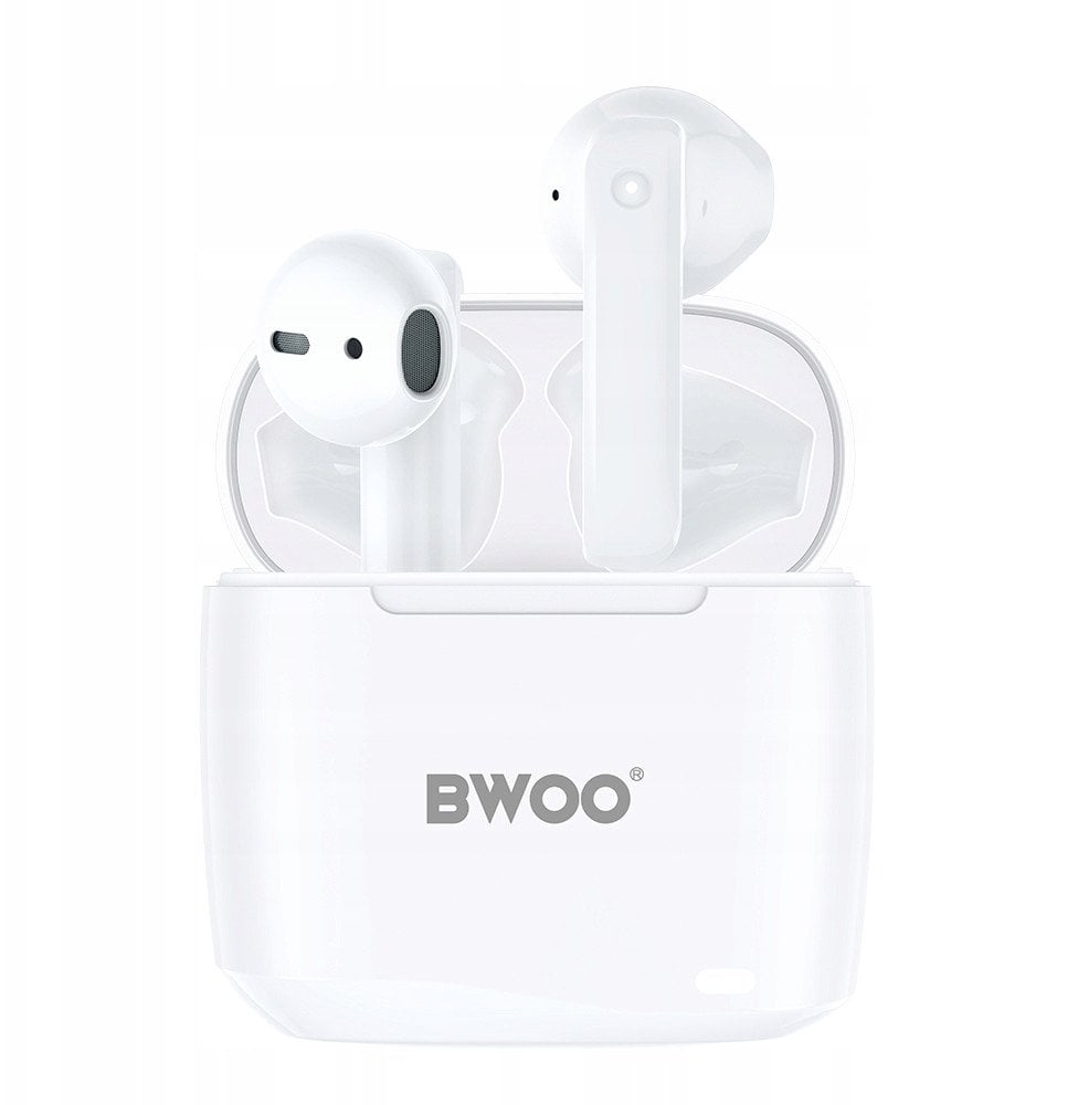 BWOO wireless TWS earphones BW94-WH white